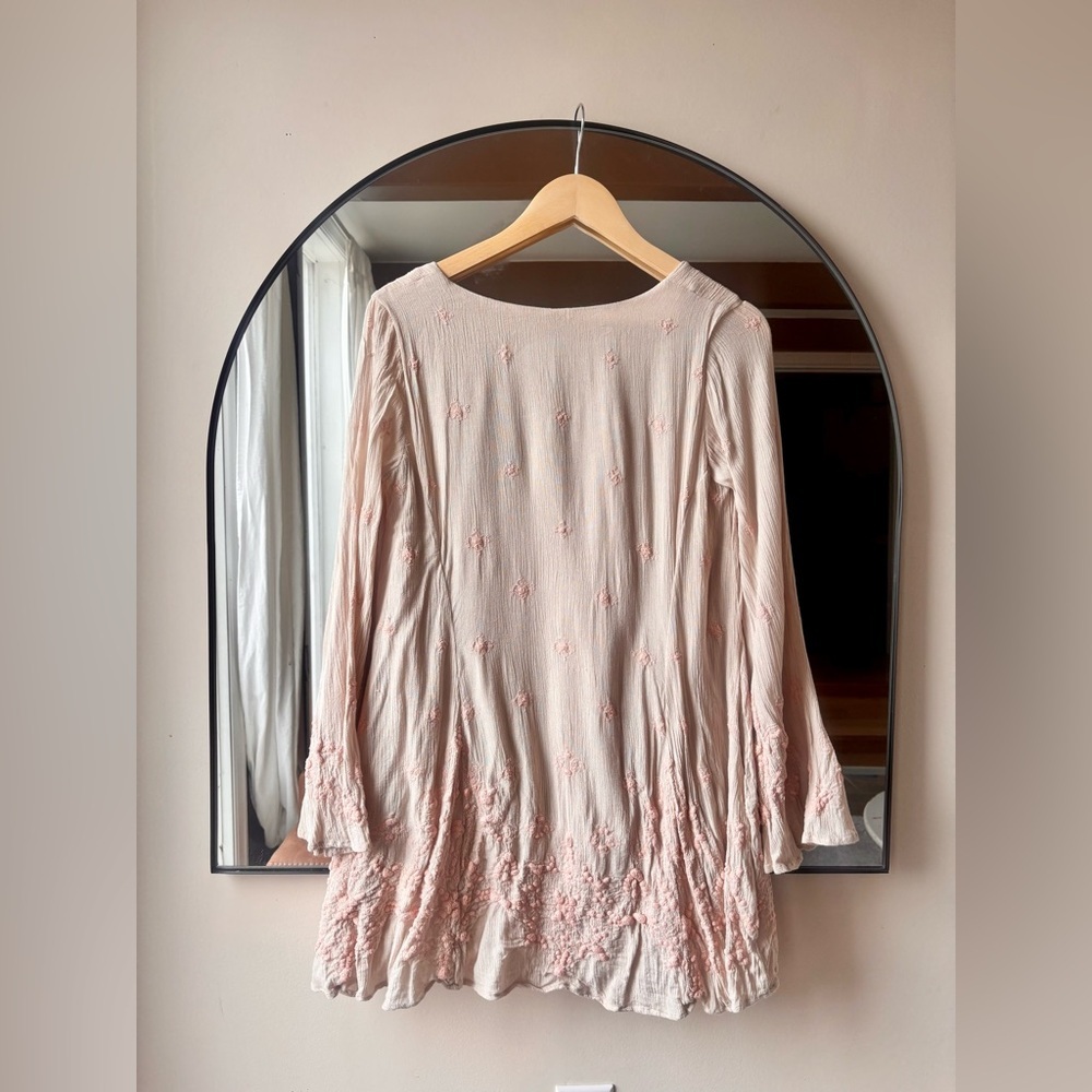FREE PEOPLE | embroidered swing dress | size xs - Picture 3 of 3
